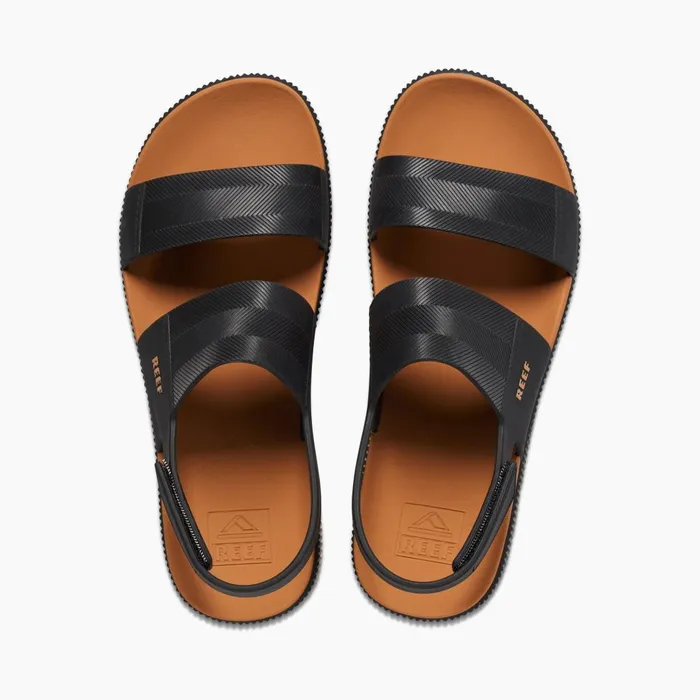 Women Reef Sandals Water Vista Higher Black Cognac Women Reef Sandals Water Vista Higher Black Cognac