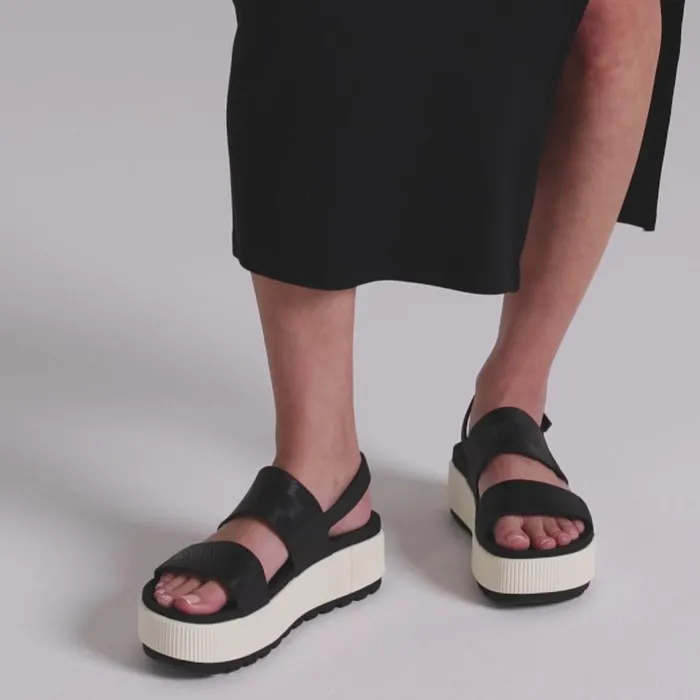 Women Reef Sandals Water Vista Higher Black Cognac Women Reef Sandals Water Vista Higher Black Cognac