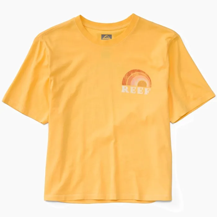 Women Reef TShirts Tanks and Dresses Becca 18034 Crop Tee Cornsilk Women Reef TShirts Tanks and Dresses Becca 18034 Crop Tee Cornsilk
