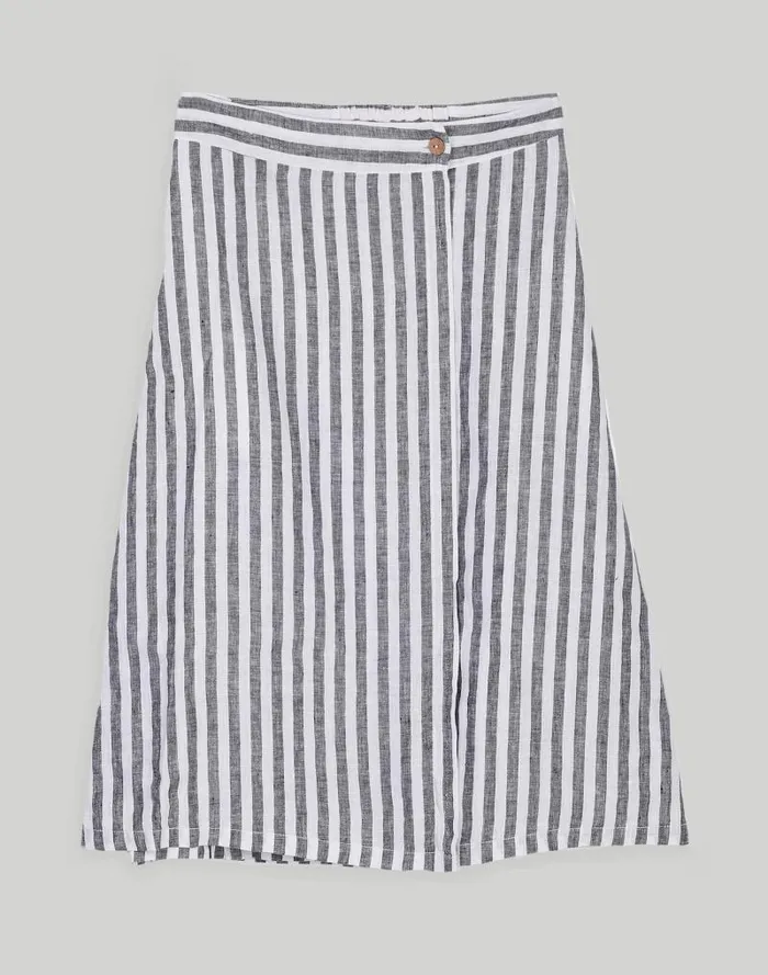 Women Reistor Overlap Midi Skirt White Madewell Skirts