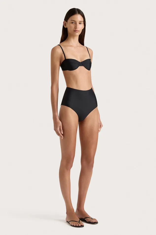 Women Reyes Bikini Bottom Black Faithfull The Brand Swim Women Reyes Bikini Bottom Black Faithfull The Brand Swim