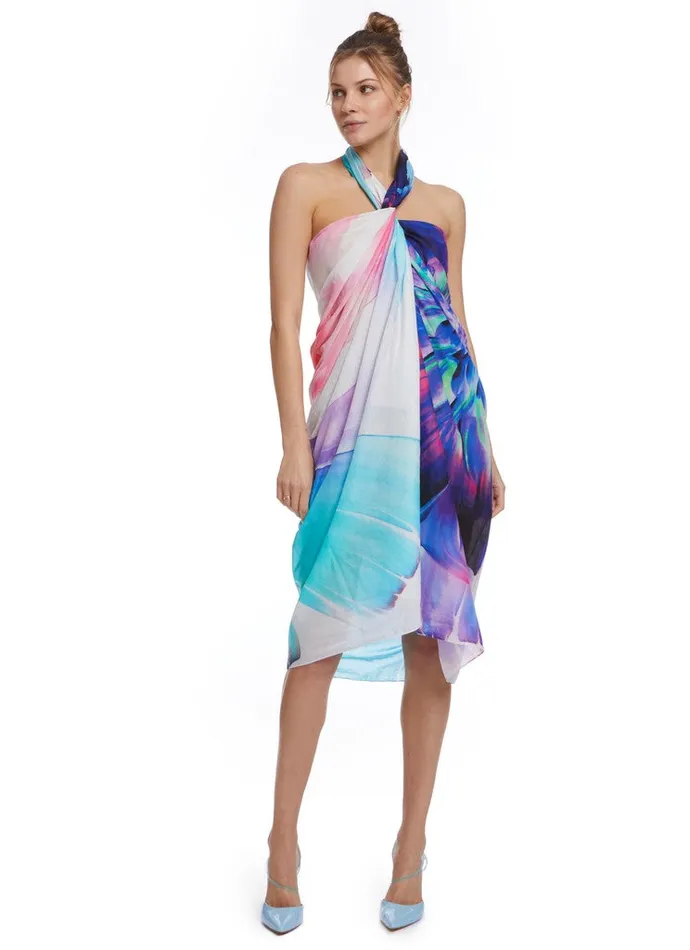 Women Robert Graham Accessories FADE INTO BLOOM PAREO WHITE