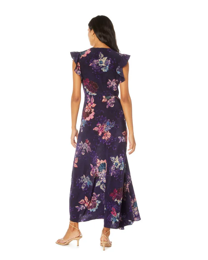 Women Robert Graham Dresses LEIGHTON DRESS DARK PURPLE