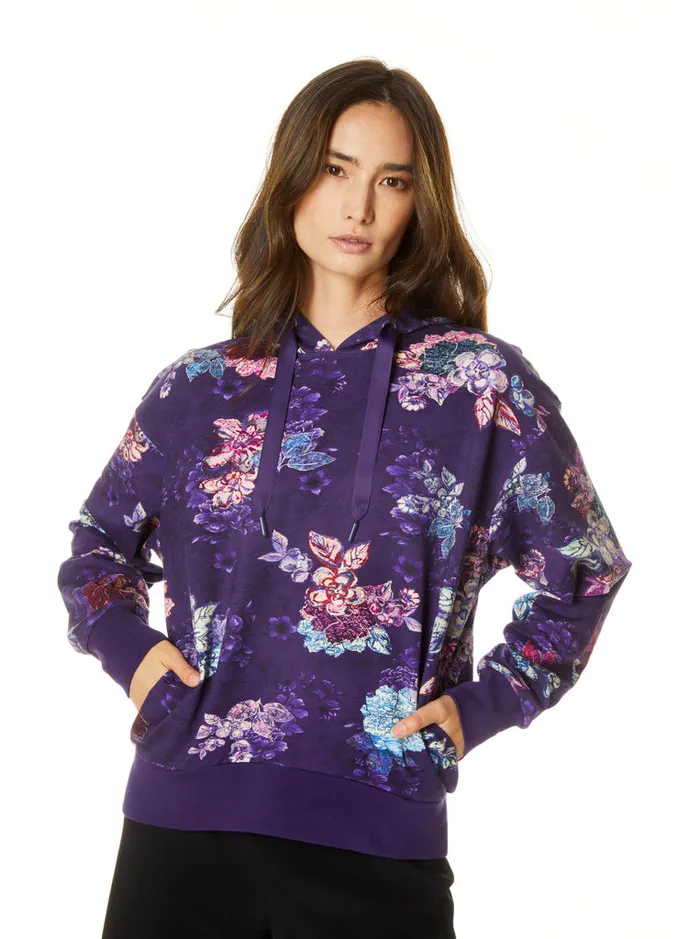 Women Robert Graham Jackets CAPRI HOODIE DARK PURPLE