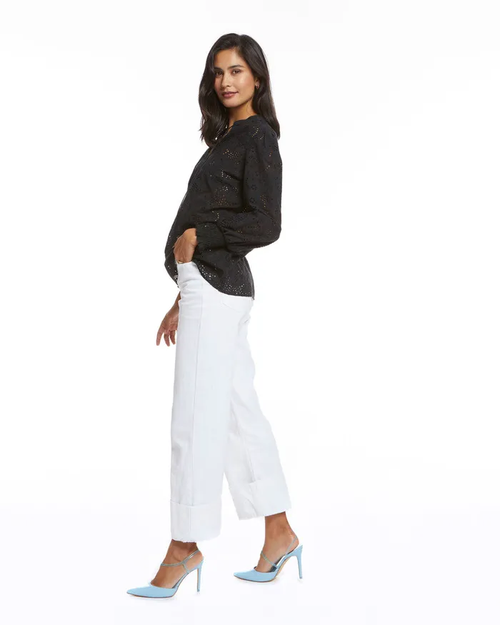 Women Robert Graham Tops JORDYN BLOUSE BLACK