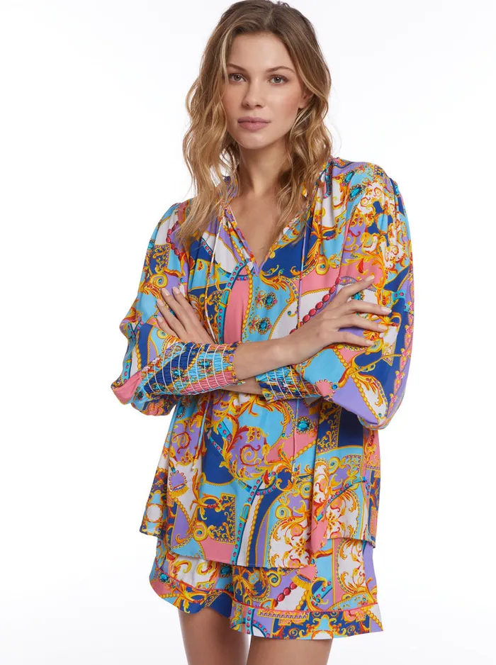 Women Robert Graham Tops JORDYN BLOUSE MULTI