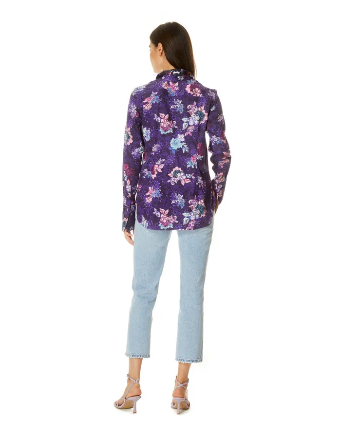 Women Robert Graham Tops PRISCILLA SHIRT DARK PURPLE