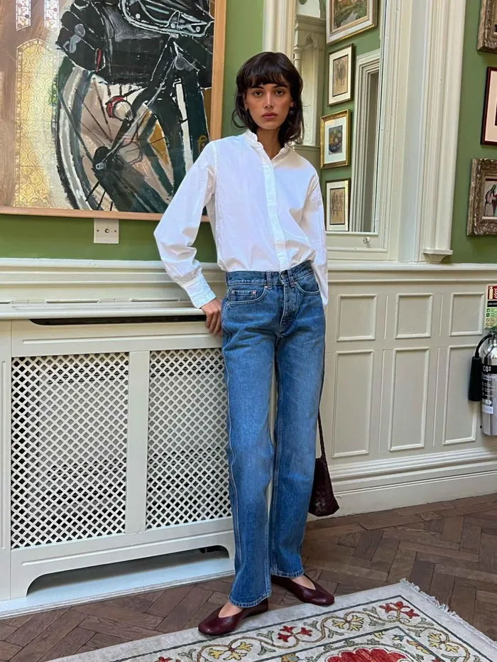 Women Romie Straight Mid Rise Jeans DL1961 Straight