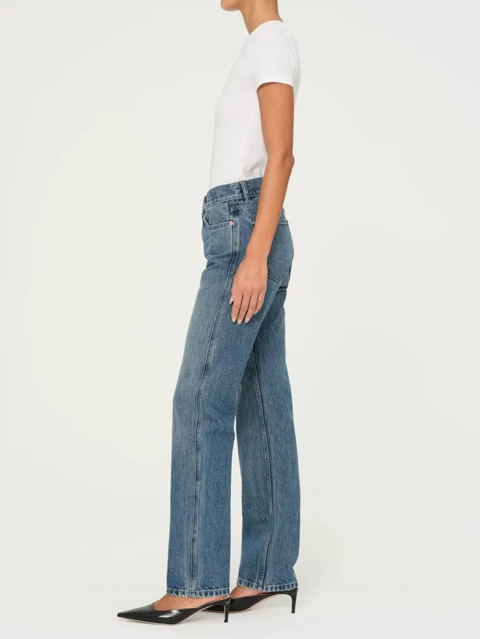 Women Romie Straight Mid Rise Jeans DL1961 Straight
