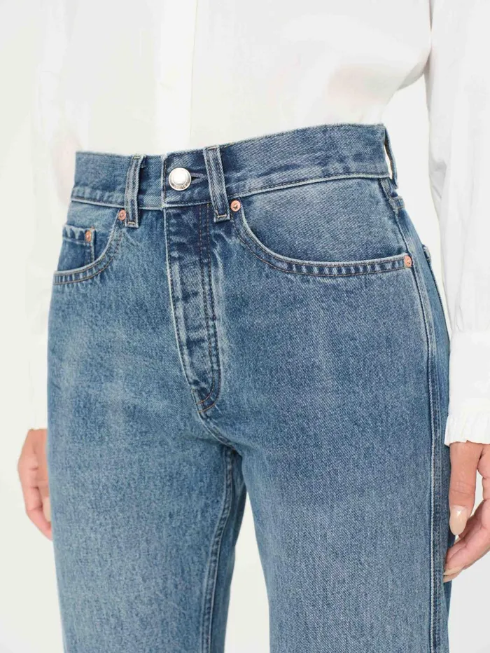 Women Romie Straight Mid Rise Jeans DL1961 Straight
