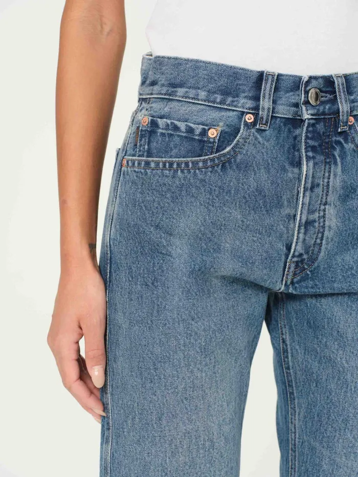 Women Romie Straight Mid Rise Jeans DL1961 Straight