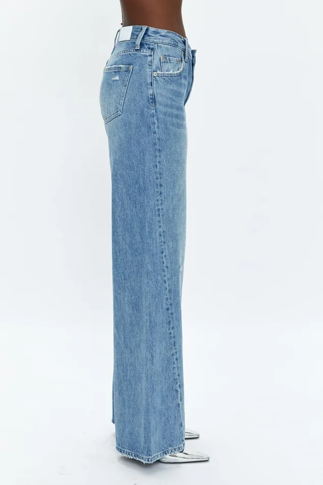Women Ruby High Rise Palazzo W Crossover Jean 8211 Bell Vintage Pistola Denim Denim