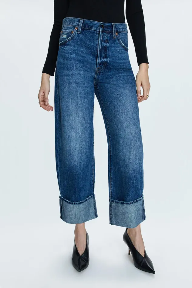 Women Ryder High Rise Cuffed Jean 8211 Fulton Pistola Denim Denim