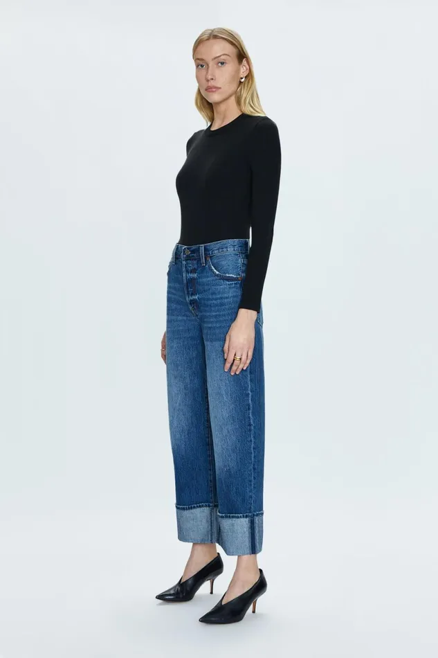 Women Ryder High Rise Cuffed Jean 8211 Fulton Pistola Denim Denim