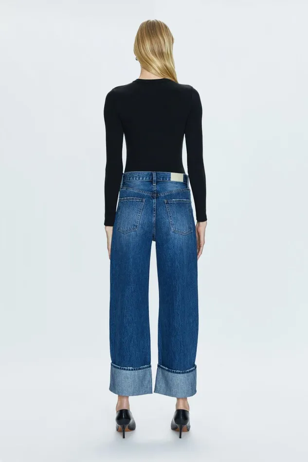 Women Ryder High Rise Cuffed Jean 8211 Fulton Pistola Denim Denim