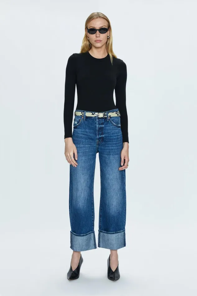 Women Ryder High Rise Cuffed Jean 8211 Fulton Pistola Denim Denim