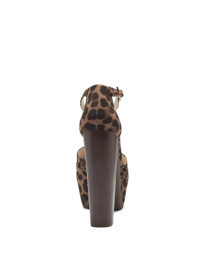 Women Sandals Jessica Simpson Dany TStrap Platform Sandal In Leopard Natural Leopard