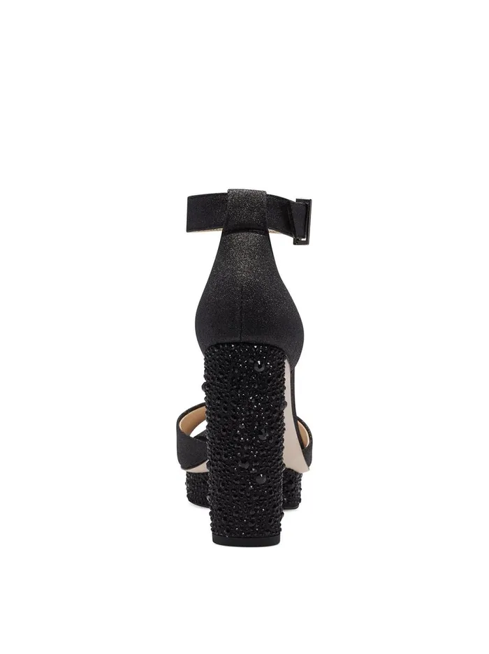 Women Sandals Jessica Simpson Everyn Platform Sandal In BlackSparkle Black Sparkle