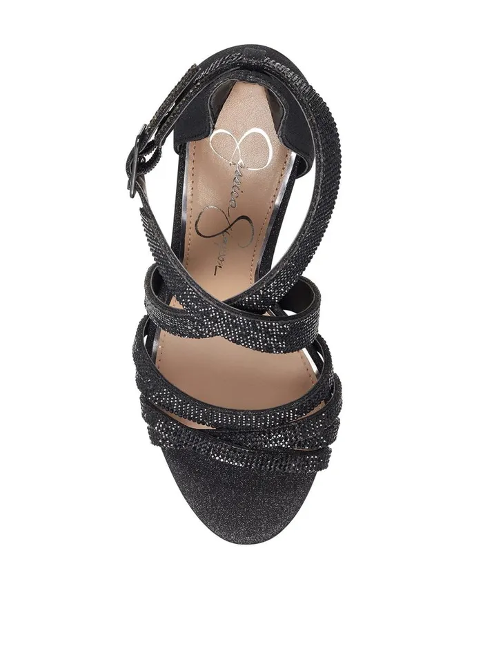 Women Sandals Jessica Simpson Mahley High Heel In Black Black