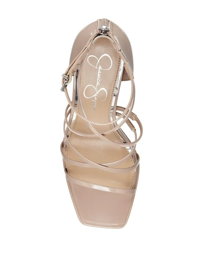 Women Sandals Jessica Simpson Mirelle High Heel In Sand Sand