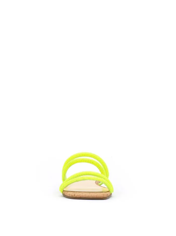 Women Sandals Jessica Simpson Raexe Slide In Neon Yellow Neon Yellow