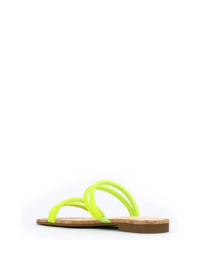 Women Sandals Jessica Simpson Raexe Slide In Neon Yellow Neon Yellow