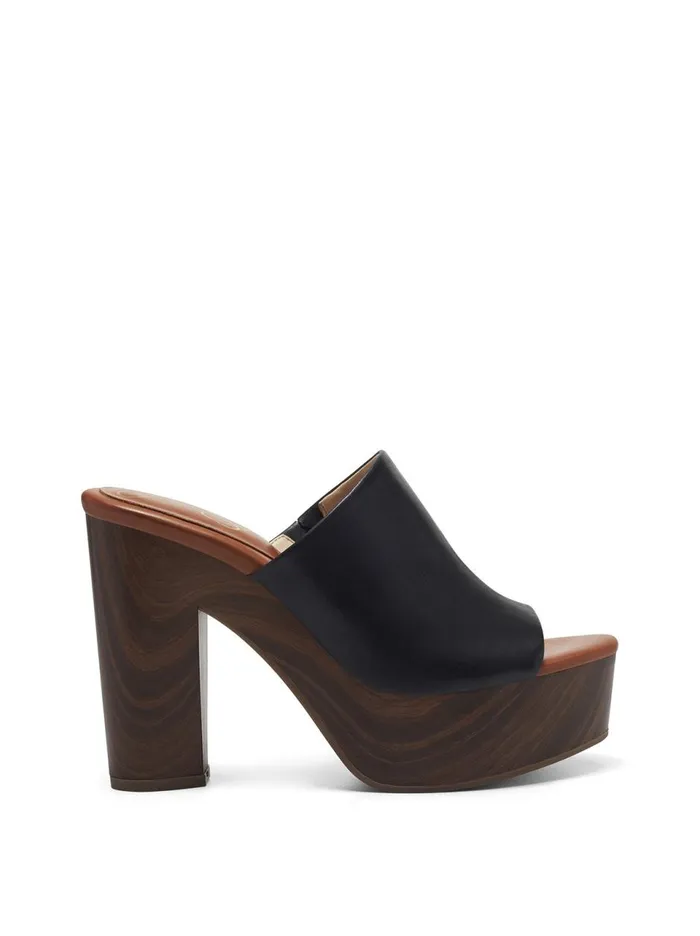 Women Sandals Jessica Simpson Shelbie Platform Slide In Black Black
