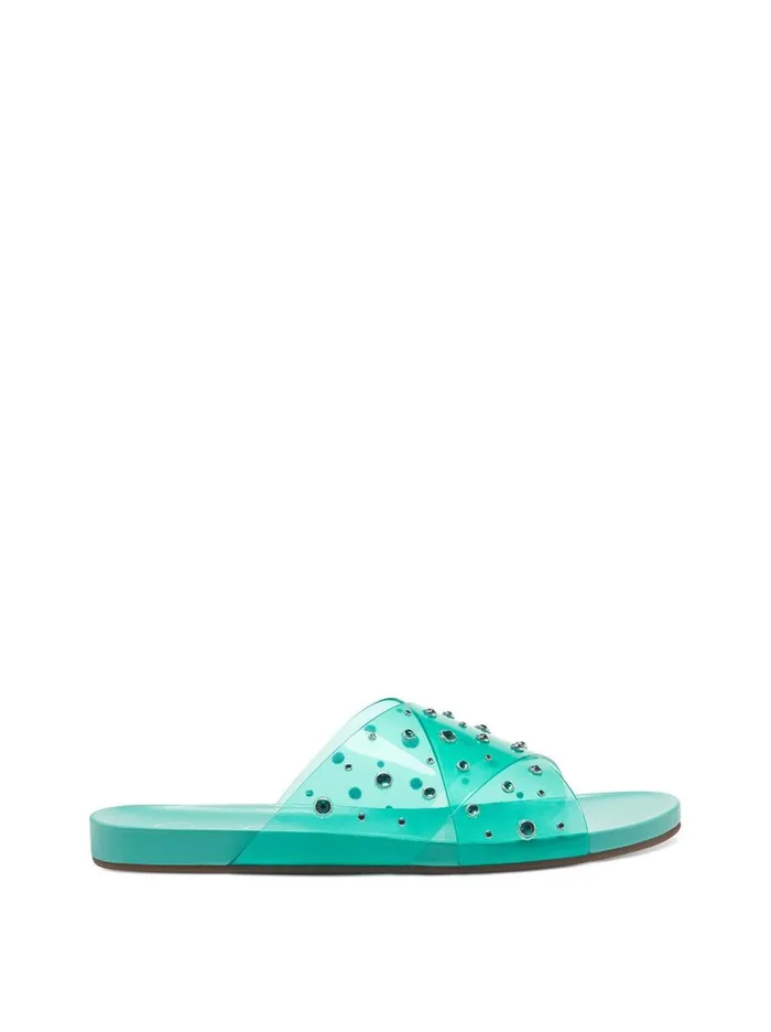 Women Sandals Jessica Simpson Tislie Slide In Seabreeze Seabreeze And Blue Stones Women Sandals Jessica Simpson Tislie Slide In Seabreeze Seabreeze And Blue Stones