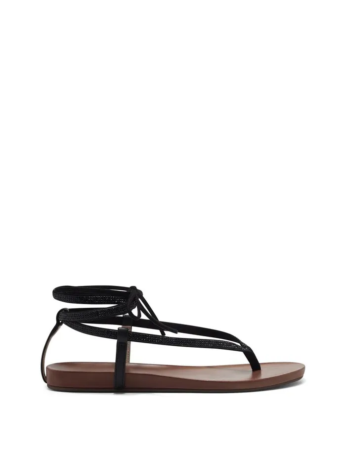 Women Sandals Jessica Simpson Tylia Thong Flat In Black Black