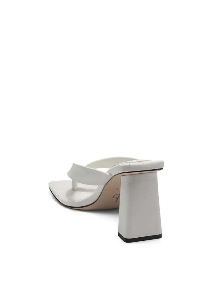 Women Sandals Jessica Simpson Zayde Thong Slide In White Bright White