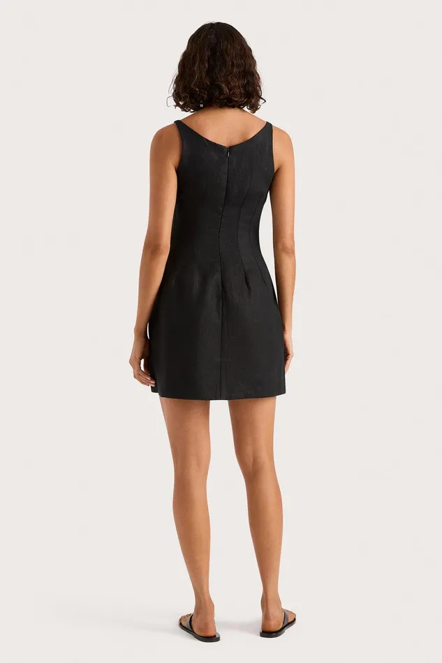 Women Sanne Mini Dress Black Faithfull The Brand Dresses Women Sanne Mini Dress Black Faithfull The Brand Dresses