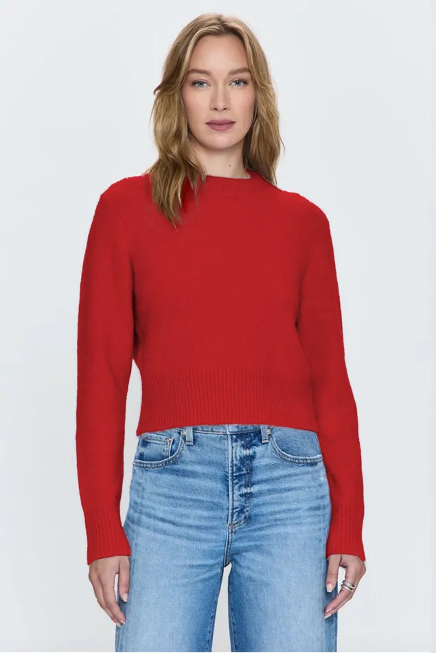Women Sara Sweater 8211 Rouge Pistola Denim Sweaters and Knits