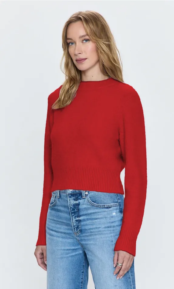 Women Sara Sweater 8211 Rouge Pistola Denim Sweaters and Knits