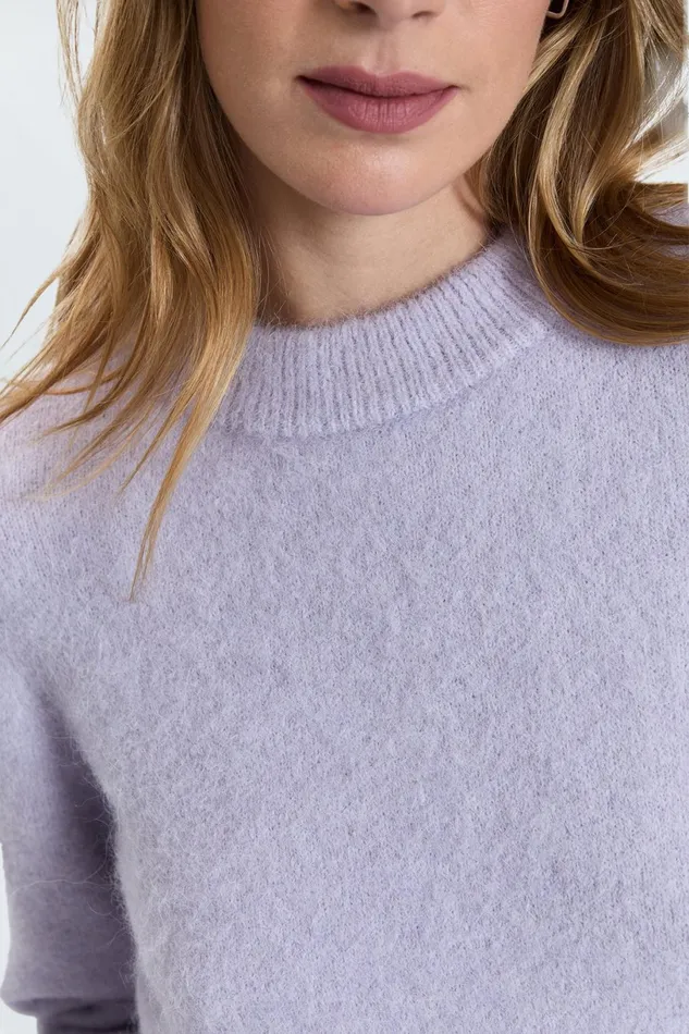 Women Sara Sweater 8211 Wisteria Pistola Denim Sweaters and Knits