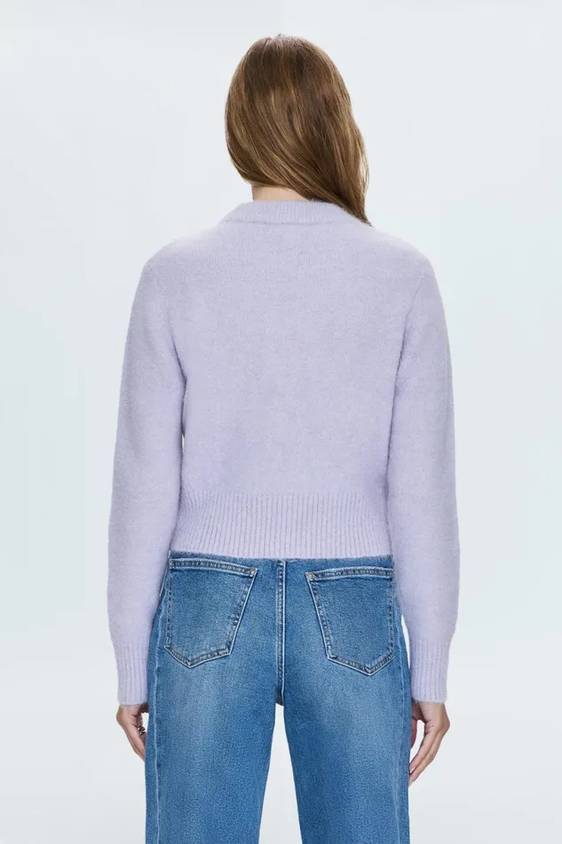 Women Sara Sweater 8211 Wisteria Pistola Denim Sweaters and Knits
