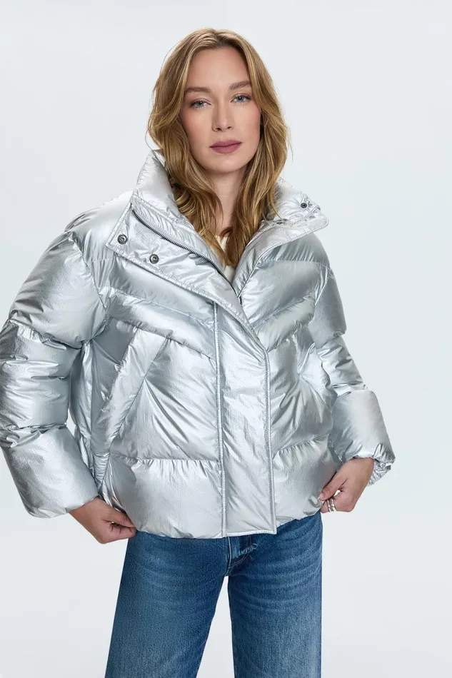 Women Sascha Puffer 8211 Disco Pistola Denim Jackets and Outerwear