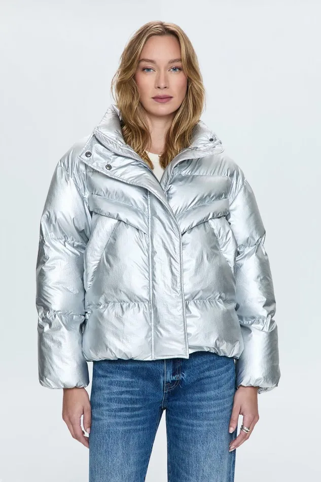 Women Sascha Puffer 8211 Disco Pistola Denim Jackets and Outerwear