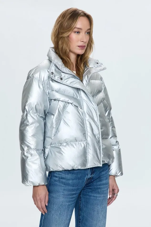 Women Sascha Puffer 8211 Disco Pistola Denim Jackets and Outerwear