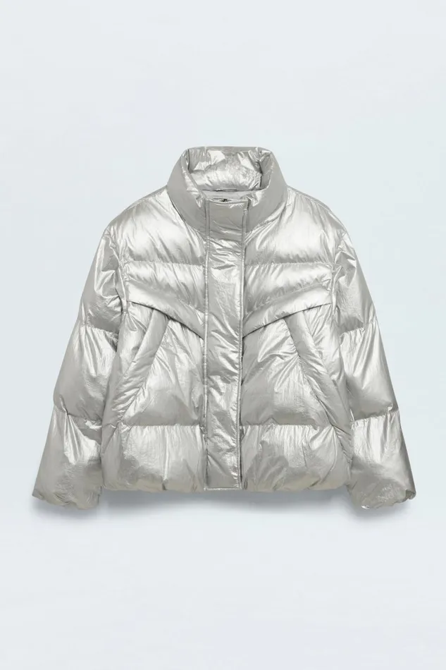 Women Sascha Puffer 8211 Disco Pistola Denim Jackets and Outerwear