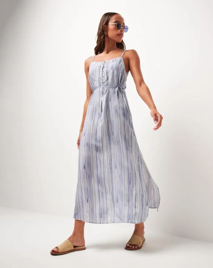 Women SAVANNA TANK DRESS Indigo Multi TravisMathew Dresses