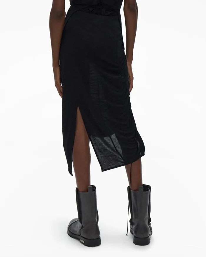 Women Scala Skirt Basalt Black Helmut Lang Skirts