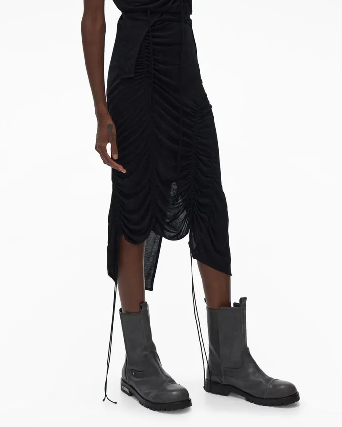 Women Scala Skirt Basalt Black Helmut Lang Skirts