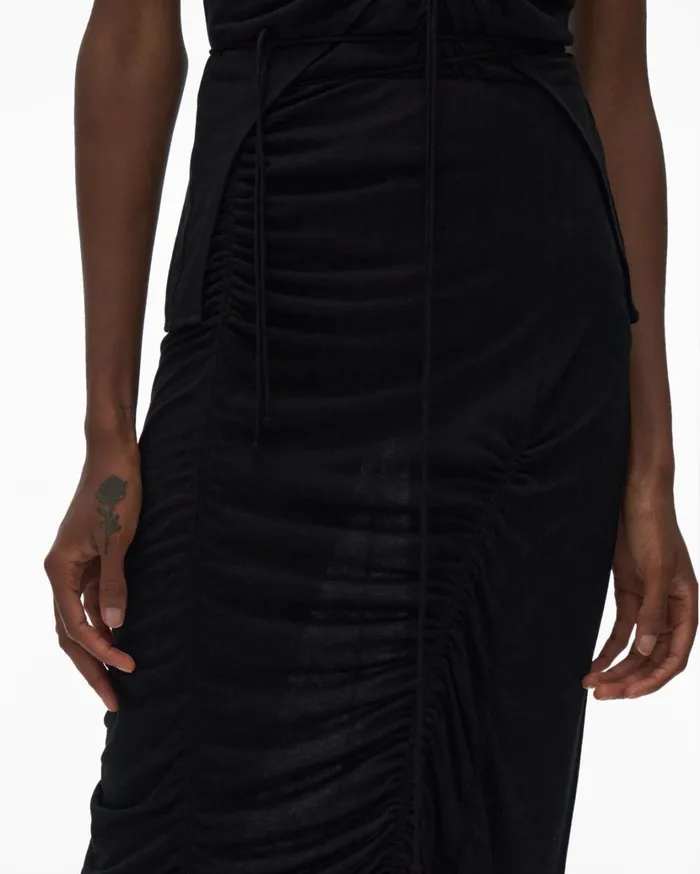 Women Scala Skirt Basalt Black Helmut Lang Skirts