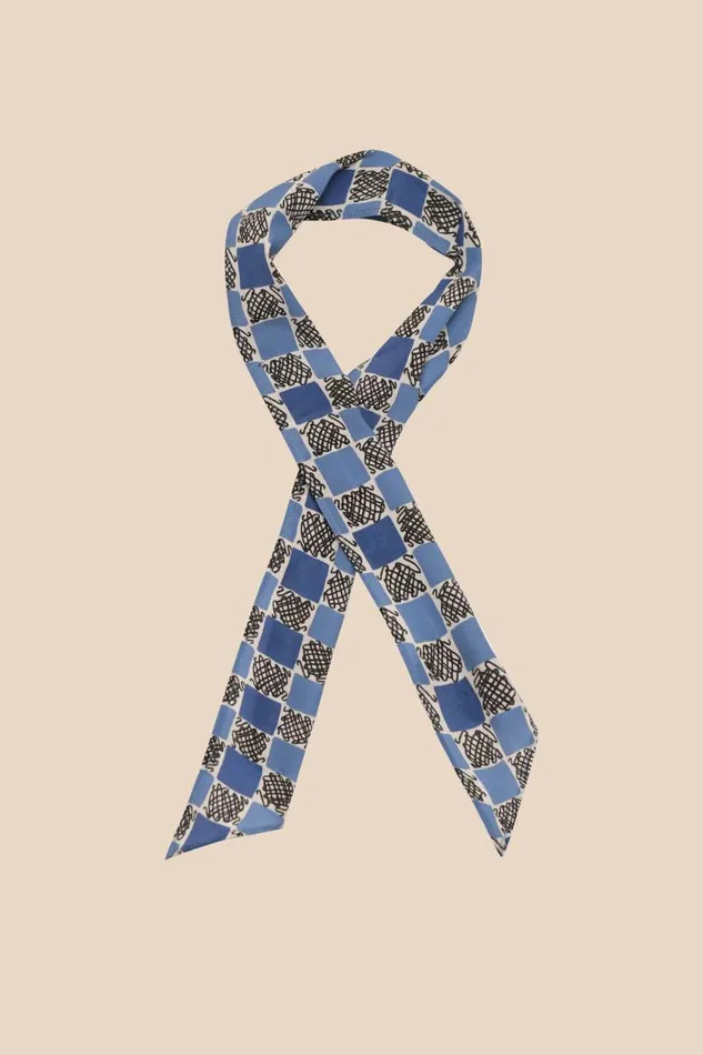Women Scarves RIXO Alexa Blue Starlet Floral Mix