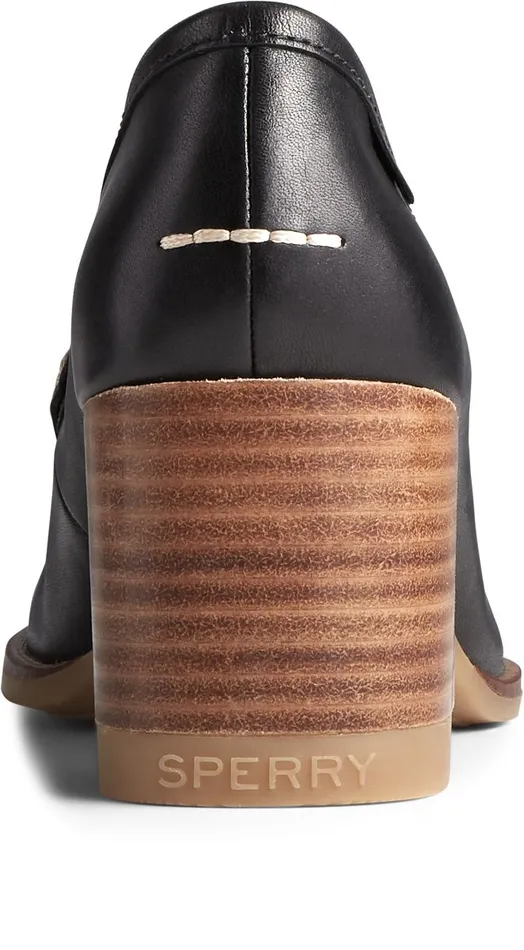 Women Seaport Penny Heel Leather Loafer Black Sperry Flats and Loafers Women Seaport Penny Heel Leather Loafer Black Sperry Flats and Loafers