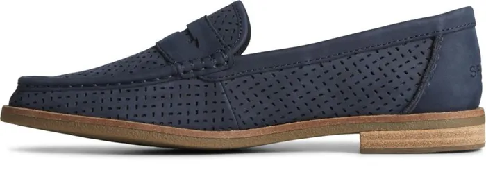 Women Seaport Perforated Penny Loafer Navy Sperry Sneakers Women Seaport Perforated Penny Loafer Navy Sperry Sneakers