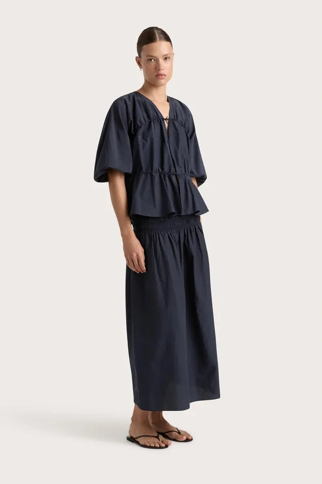 Women Seine Skirt Midnight Faithfull The Brand Skirts and Shorts Women Seine Skirt Midnight Faithfull The Brand Skirts and Shorts