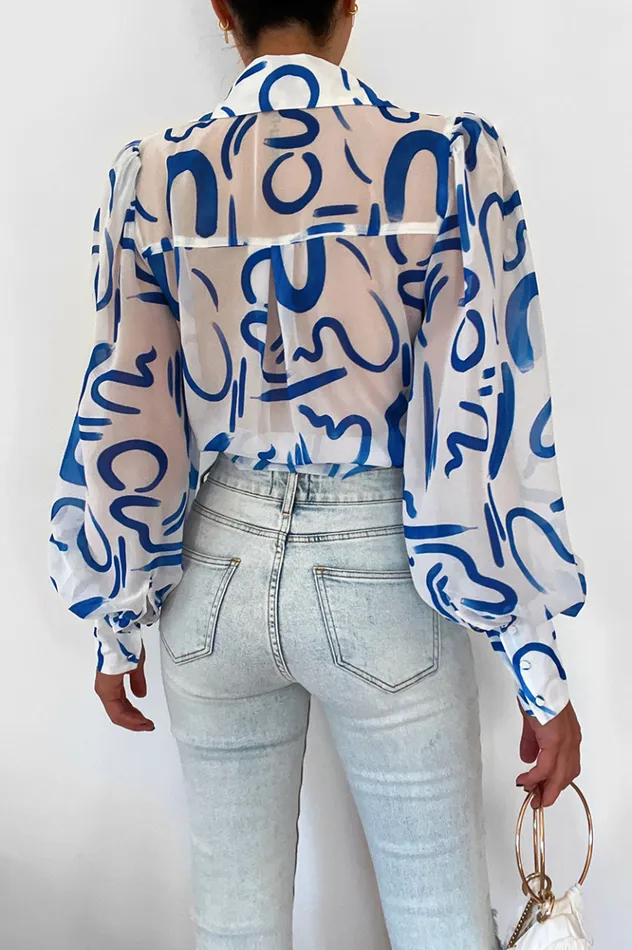Women Shirts and Blouses Runaway The Label Fleetwood Blouse York Blue Women Shirts and Blouses Runaway The Label Fleetwood Blouse York Blue