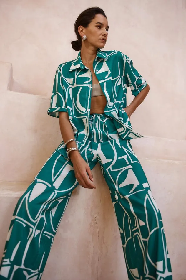 Women Shirts and Blouses Runaway The Label GIANI SHIRT Green