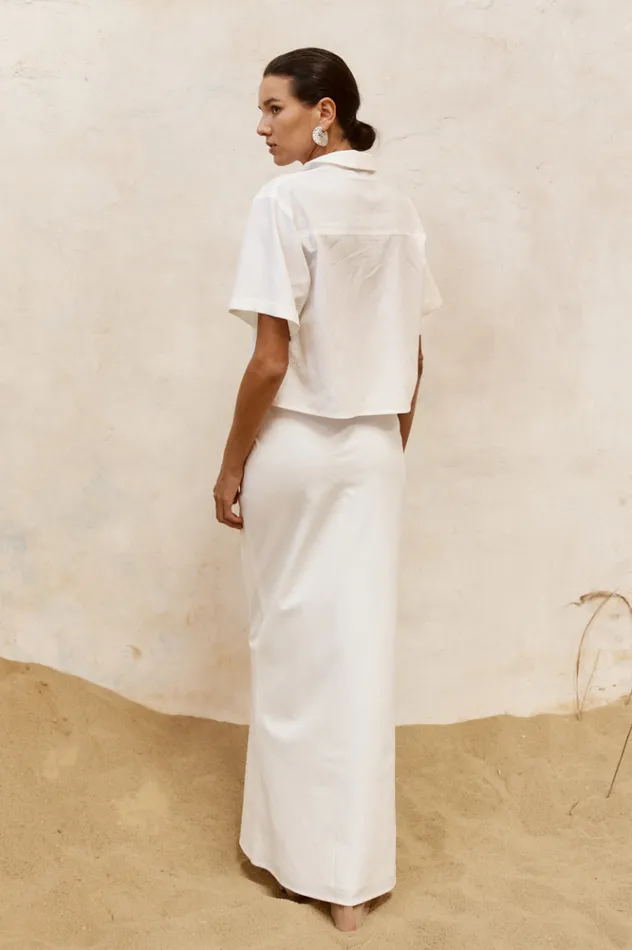 Women Shirts and Blouses Runaway The Label VERONA SHIRT White